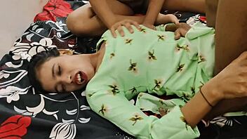 Threesome Heat with Komal and Neha Unleashing Wild Action in Dorm Room