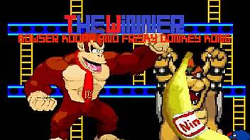 M u g e nr-18 deux - bowser koopa & donkey kong vs mario