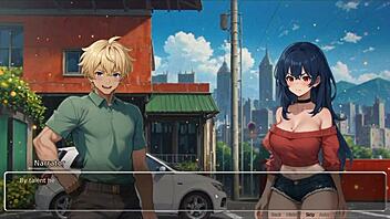 Blurring the walls: Romance hentai game with big tits