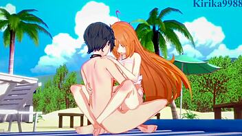 Pecorine And Yuuki Intense Hentai Sex.