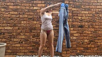 Tattooed Slut Pissing Everywhere in Wild Compilation of Indoor and Outdoor Scenes