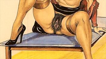 Vintage Erotic Drawings Spark Wild Retro Fantasies