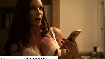 Diamond Foxxx fucks and sucks husband's bully hard