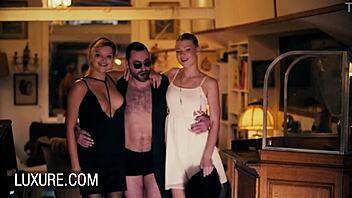 Wild Orgy with Gorgeous Babes in Anal Action