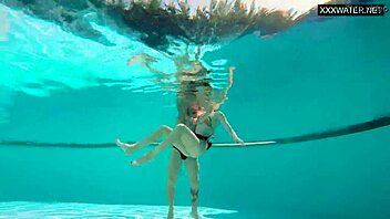 whoa, underwater group sex with eva sasalka is wild af!