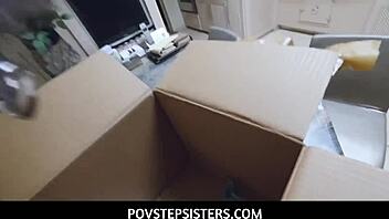 uhh, dirty young slut got pounded in butt by stepbro