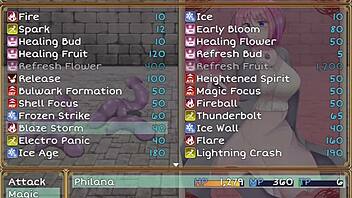 Philana enters the witch's castle and meets suspicious men for a fetish massage.