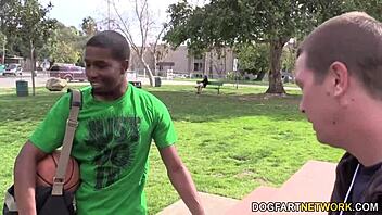 Tiffany Kohl uses pussy in threesome to recruit black star player for daddy