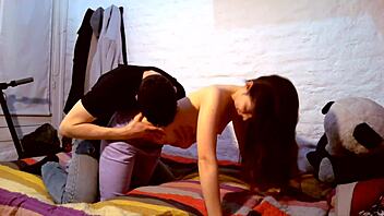 Small pussy can take a big dick, but it's so tight and cute!