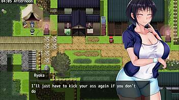 exploring and reaching the bottom of the dark cave in scars of summer happy route part 3.