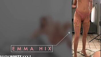 Emma Hix receives a double creampie in split pov.
