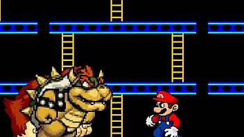 M u g e nr-18 deux - bowser koopa & donkey kong vs mario