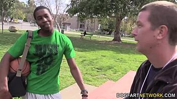 Tiffany Kohl uses pussy in threesome to recruit black star player for daddy