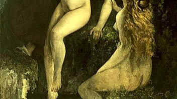 Vintage Erotic Cartoon Drawing