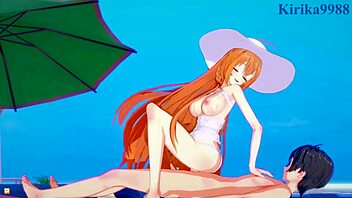 Pecorine And Yuuki Intense Hentai Sex.