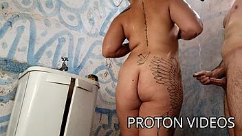 Showering With Hotwife Feels So Damn Steamy!