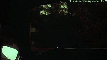 Is This Blonde Nude Girl Having Sex in the Car at Midnight?