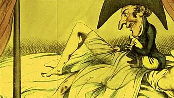 Vintage Erotic Cartoon Drawing