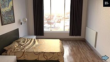 Vroč začetek z mojo sladko sostanovalko v igri Del 1