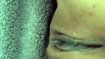 Doggy style dildo fucking my wife hard, pov pussy orgasm.