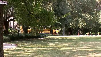 Risky upskirt flashing