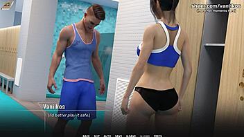 i watch busty babe in public shower hentai