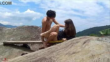 I sneakily bang my horny stepsister during family outing. Our parents have no clue in this taboo act.