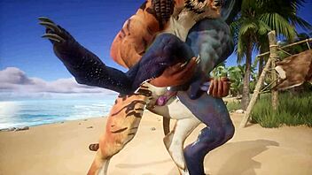 A hot and steamy scene of a tiger and a lizard in the wild