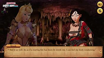 Princess Quest Demo Game Featuring Asian Tall Babe