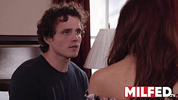 i caught mom spying on my stepson jerking off - milfed.