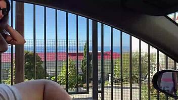 Homeless students fuck teen on beach 😏🌊