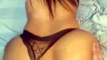 Colombiana whore gets her culo stretched wide open in sexy thong