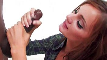 Mr. Marcus and petite Lily in a rough scene