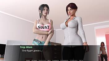 Gameplay lust episode 2 part 33 with mommy anal action. Work bound sex is intense!