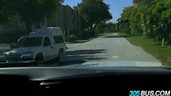 Sara Jay's Huge Ass Fucked on Bus