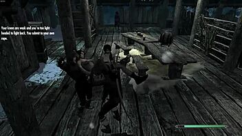 Skyrim lovers in action