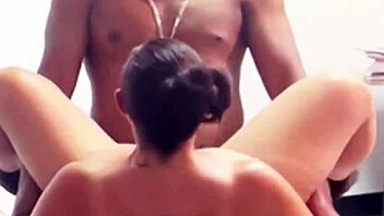 hot mommy pawg mystic gets covered in cum by a black cock