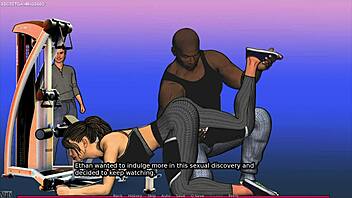 i let anotha man touch my wifes big ass in this 3d hentai game