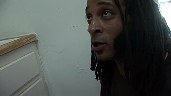 Petite step sister takes plumber's BBC eagerly