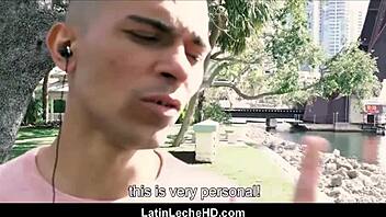 i am a straight spanish latino twink having sex with a gay stranger for cash in pov
