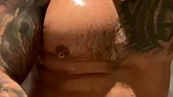 muscle bbc viktor rom solo jerks outdoor... so hot