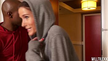 big tits milf rides black stud in cheating encounter