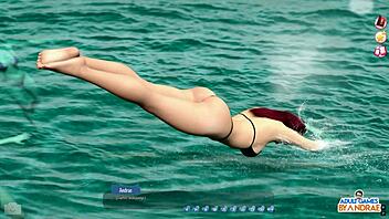 ep11 ladies touching my huge cock, helping the hotties 😍