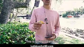 i am a straight spanish latino twink having sex with a gay stranger for cash in pov