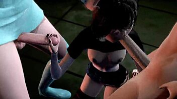 MAVIS ENJOYS THREESOME WITH PRINCESS ELSA AND ANNA FROM FROZEN