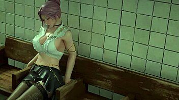 elise sleeps while 3d anime tits get all the action