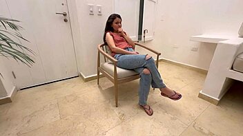 Lesbian Boss Orders Me in Living Room