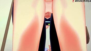 Gwen Tennyson grown up fucking in front of the mirror