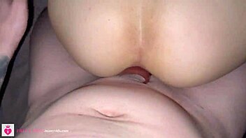 close-up view of double penetration with anal plug on young teen pov