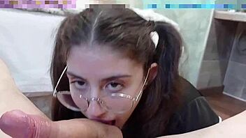 cosplay teen 18+ nails perfect blowjob with facial